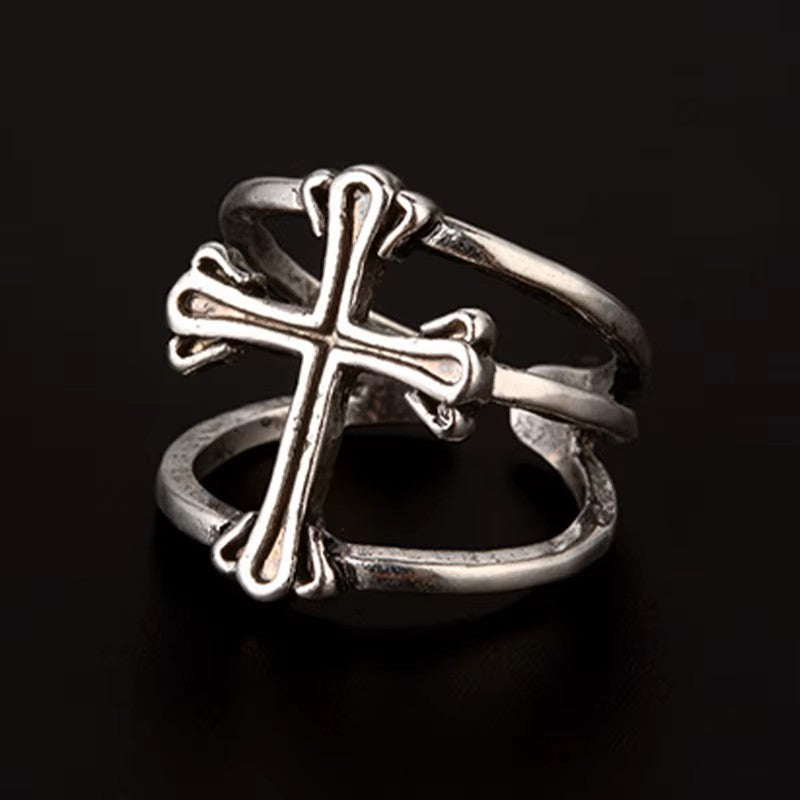 Lazarus Vintage Cross Ring